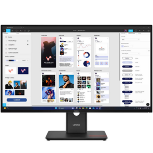 Lenovo ThinkVision P24Q-40 23.8“ IPS 2560x1440 300 cd/m² 4ms 120Hz Raven Black