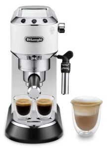 DeLonghi Dedica Manual Espresso Coffee Maker (EC685.W)