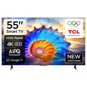 TCL 55V6D Google TV 4K HDR10 WiFi5 BT5.2 Dolby Audio 10W 200X200 55"
