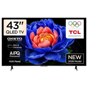 43P7L 4K Google TV HDR10+ Dolby Atmos BT5.4 Wi-Fi 2.4+5GHz DVB-T/T2/C/S/S2 2x15W HDMI1.4/HDMI2.0&HDMI2.1,HDCP1.4 200x100 43"